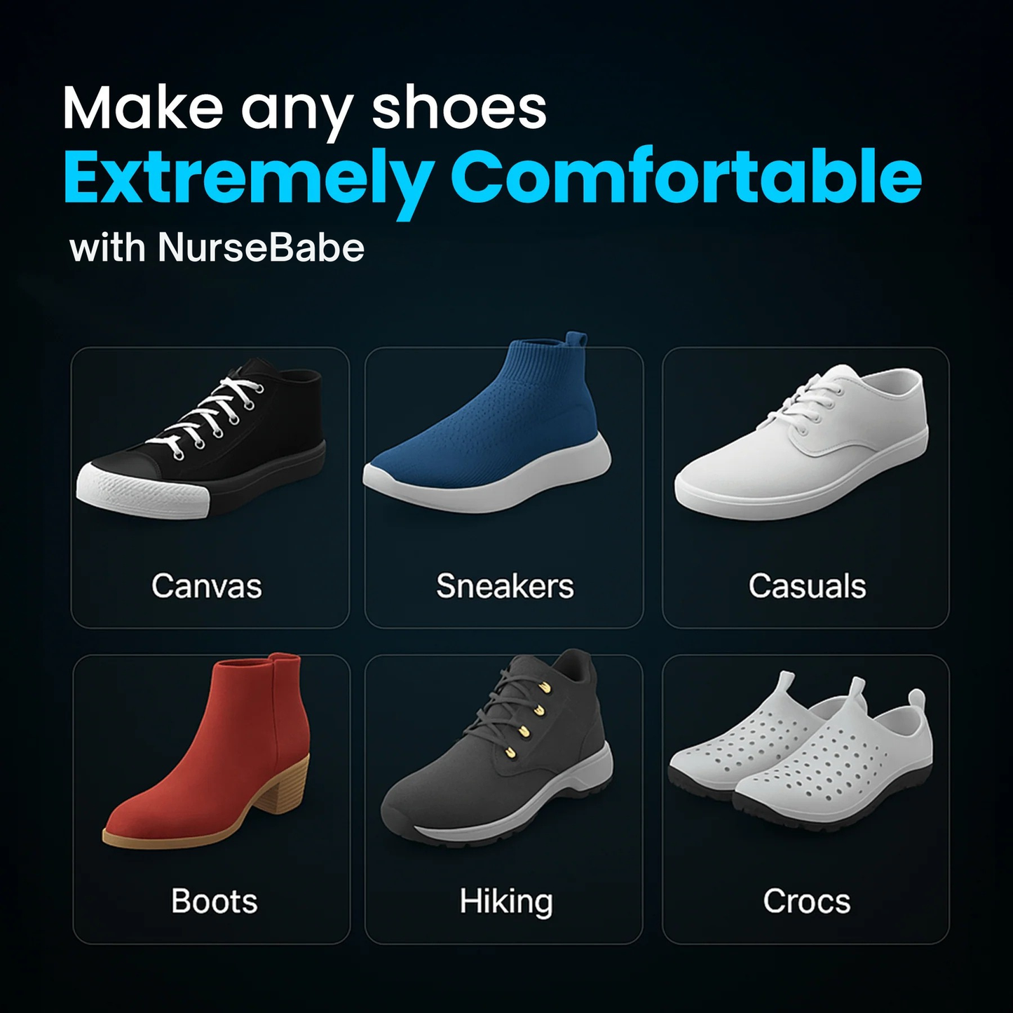 3-Pack All-Day Comfort & Support Insole
