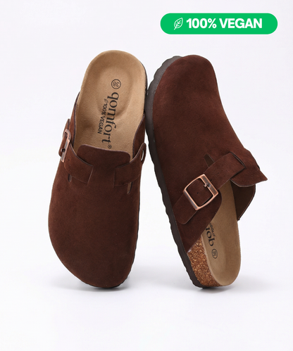 100% Vegan Suede Clogs