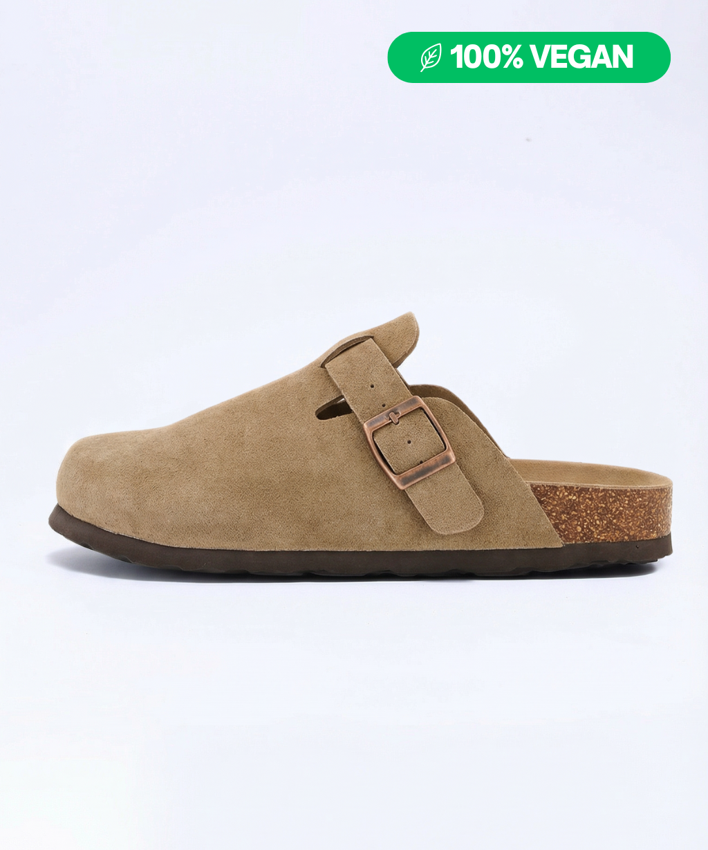 100% Vegan Suede Clogs