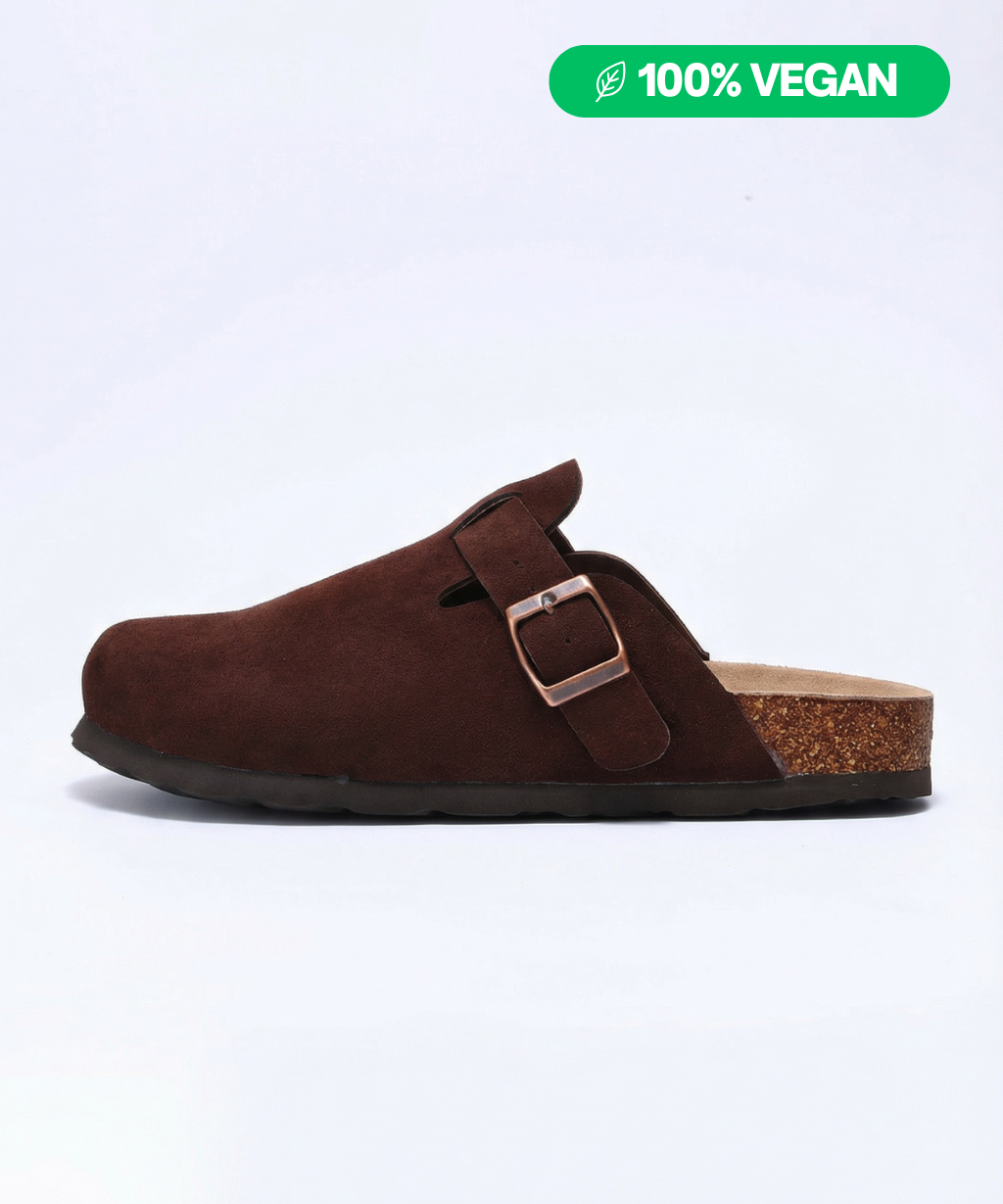 100% Vegan Suede Clogs