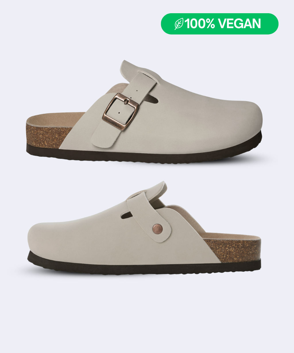 Smooth Vegan Leather Clogs