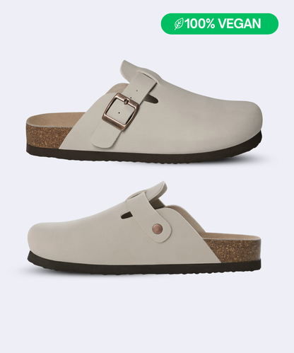 Smooth Vegan Leather Clogs