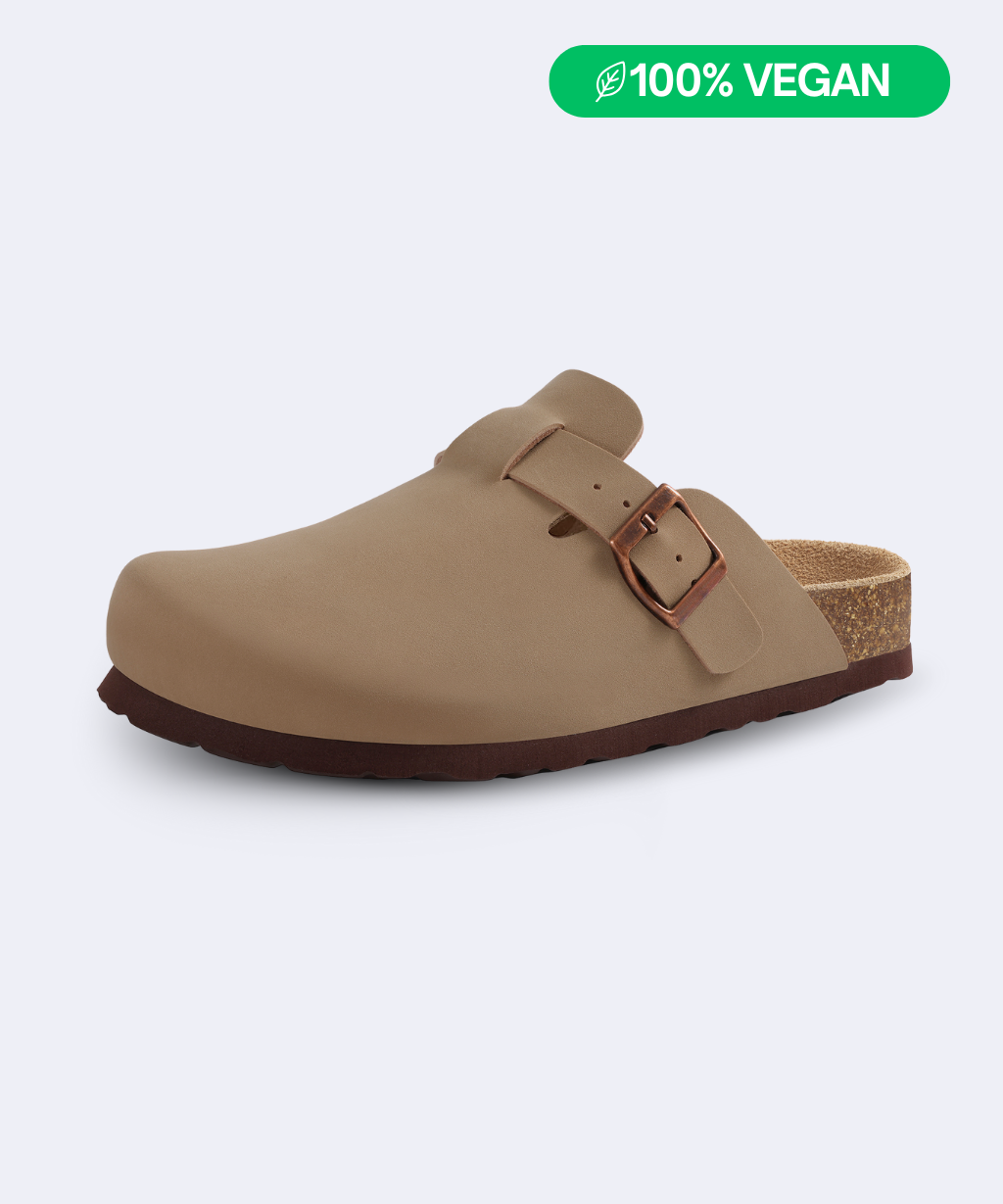 Smooth Vegan Leather Clogs