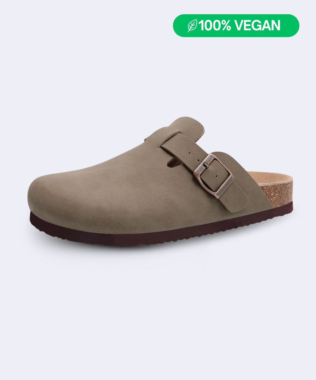 Smooth Vegan Leather Clogs