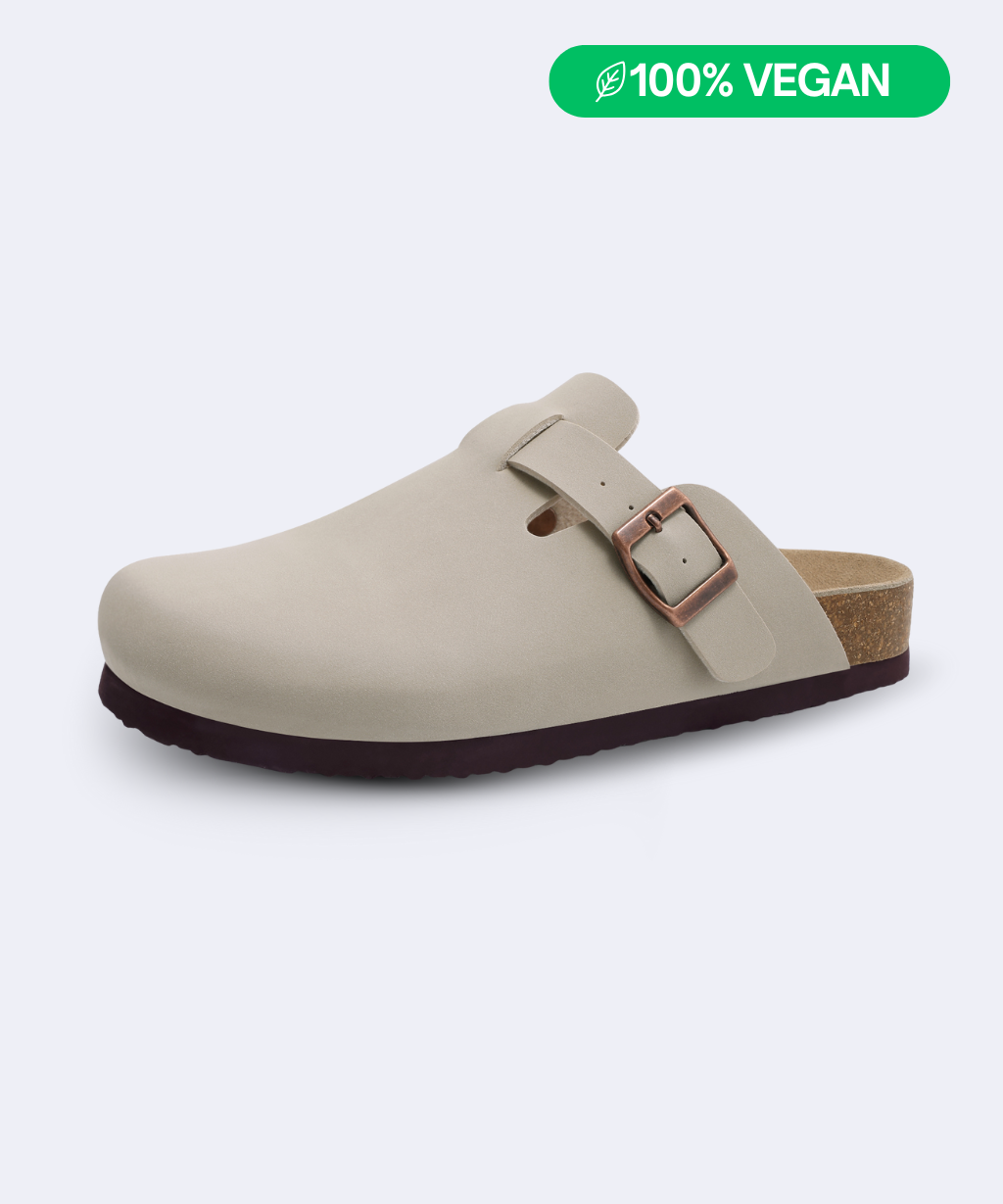 Smooth Vegan Leather Clogs