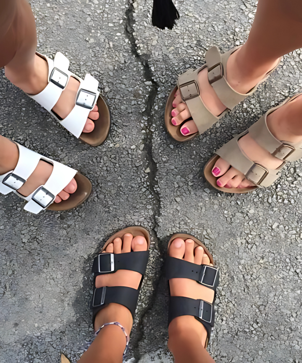Premium Genuine Suede Sandals