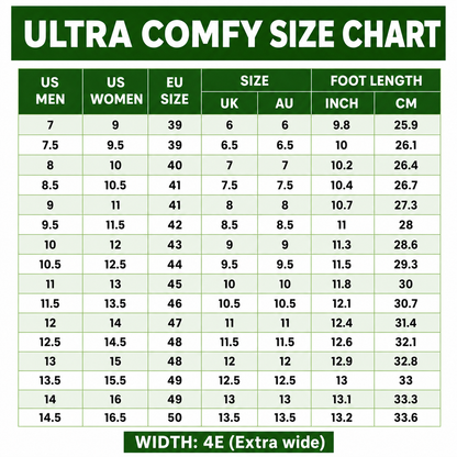 Ultra Comfy - Healthy and Supportive Walking Shoes (Black Sole Edition)