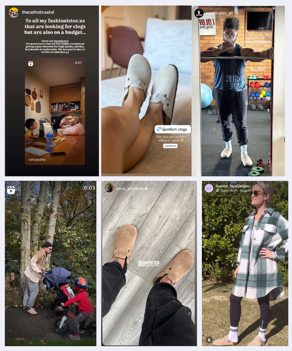 Premium Felt Clog
