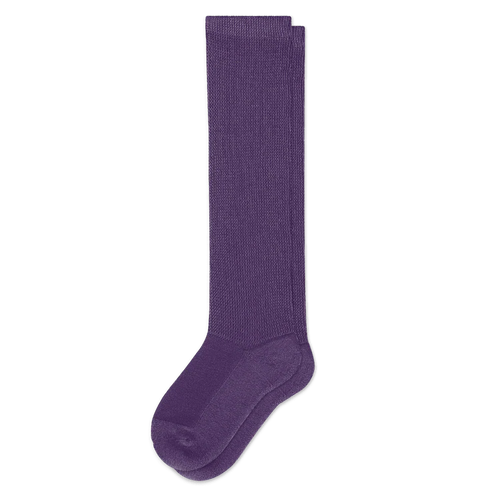 Padded Easy-Stretch Crew Socks – Royal Purple